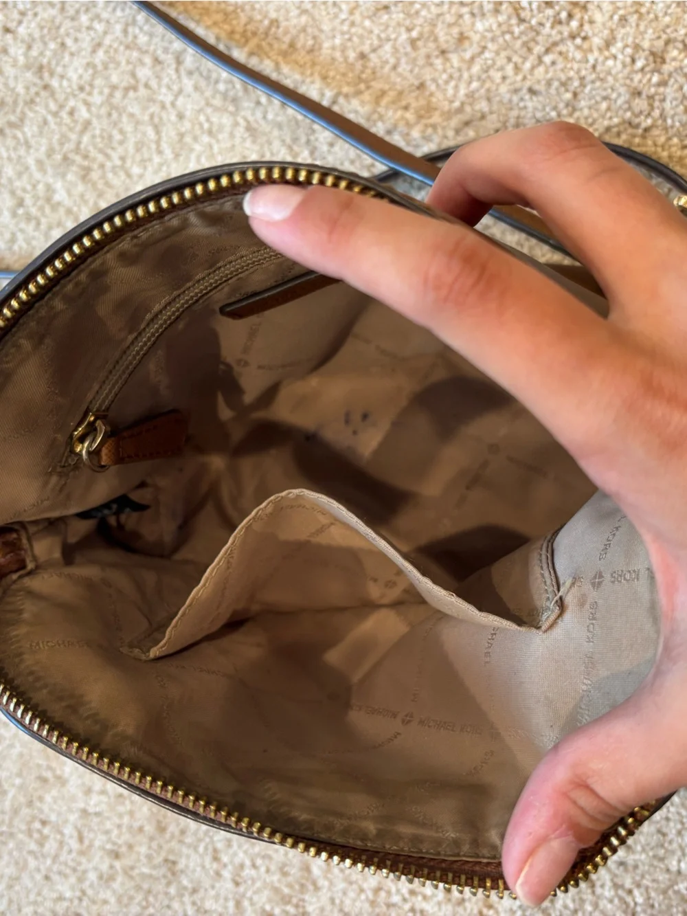 Michael Kors structured saffiano